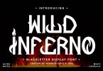 Wild Inferno - Blackletter Display Font