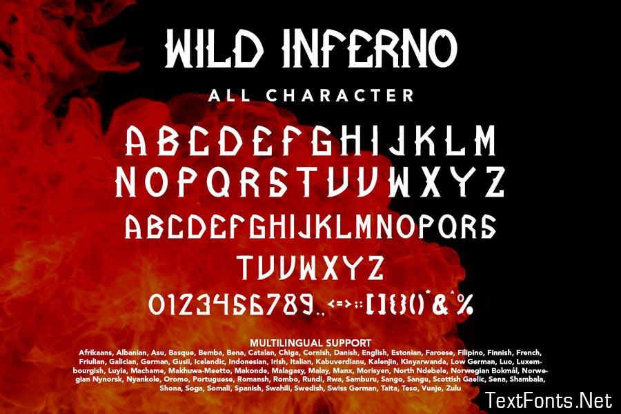 Wild Inferno - Blackletter Display Font