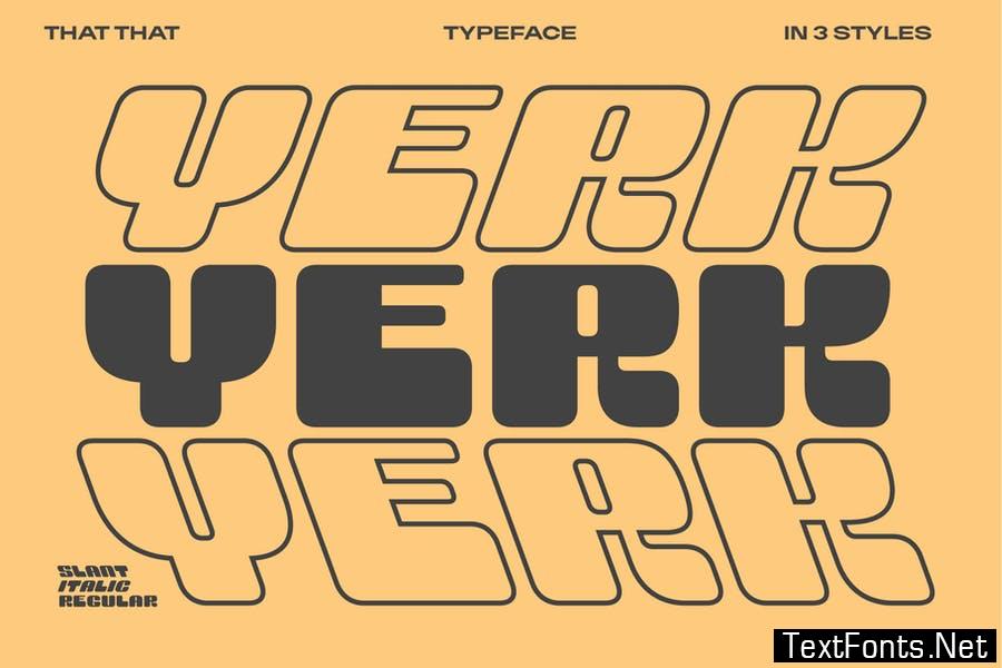 Yerk Modern Y2K Font