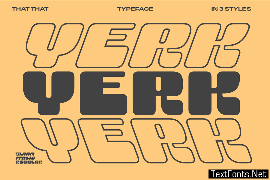 Yerk Modern Y2K Font