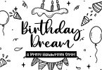 Birthday Dream Font