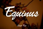 Equinus Script Font