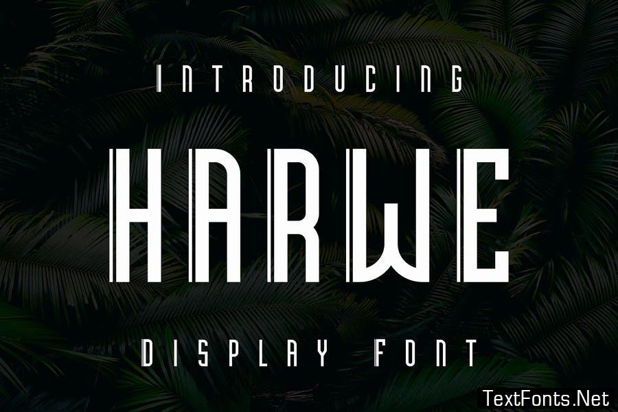 Harwe Font