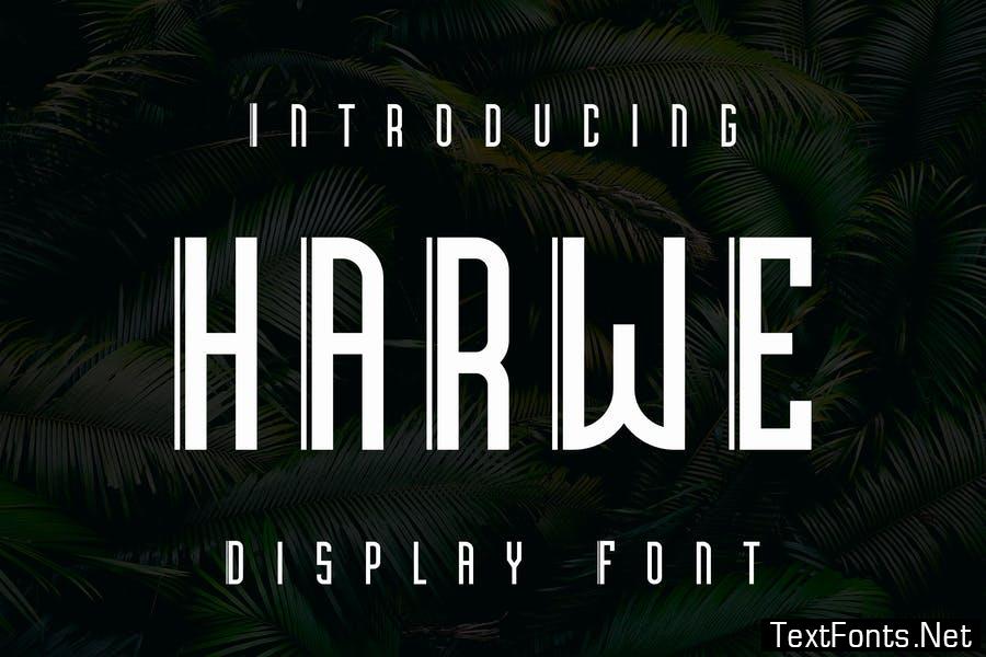 Harwe Font