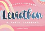 Leviathan Playful Typeface Font