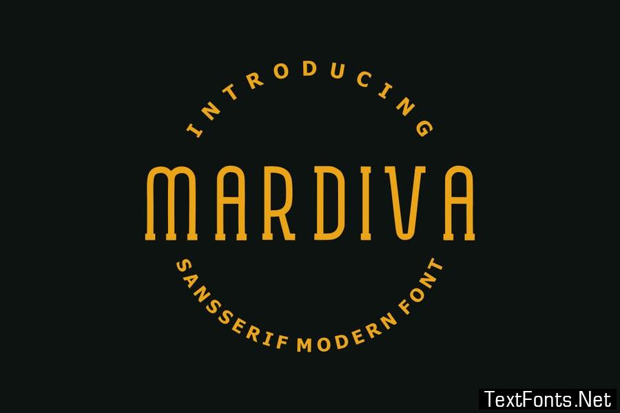 Mardiva font