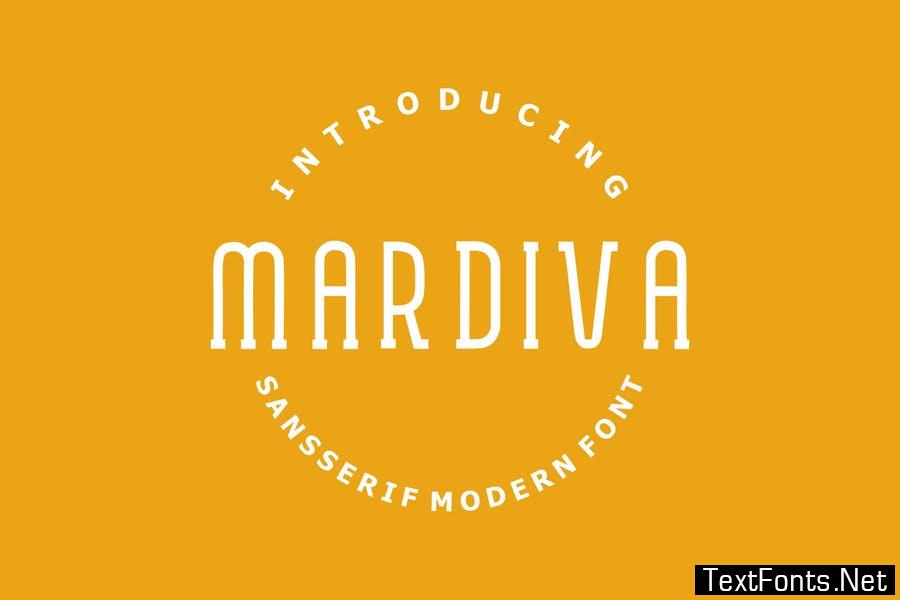 Mardiva font