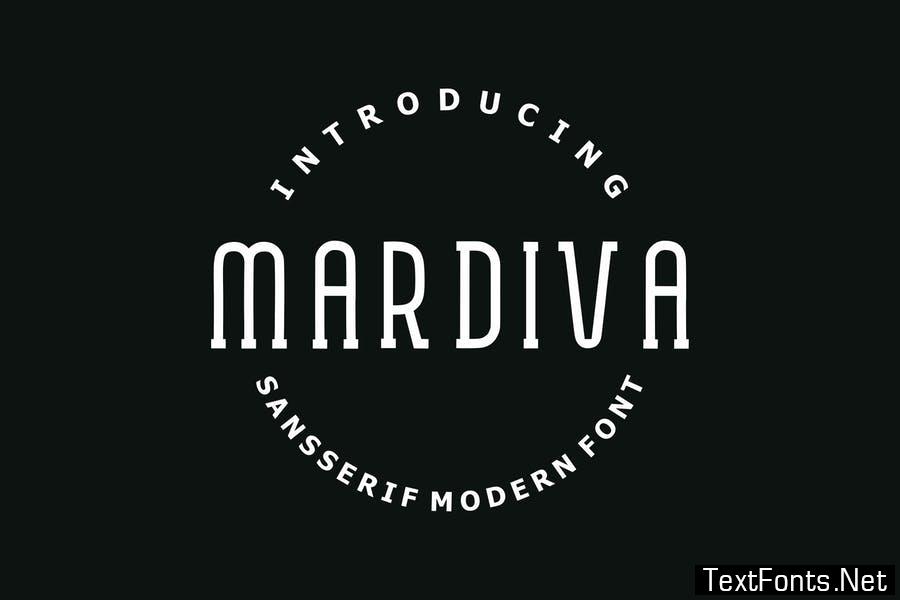 Mardiva font