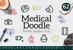 Medical Doodle Dingbat Font