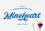 Mineheart Retro Script Font