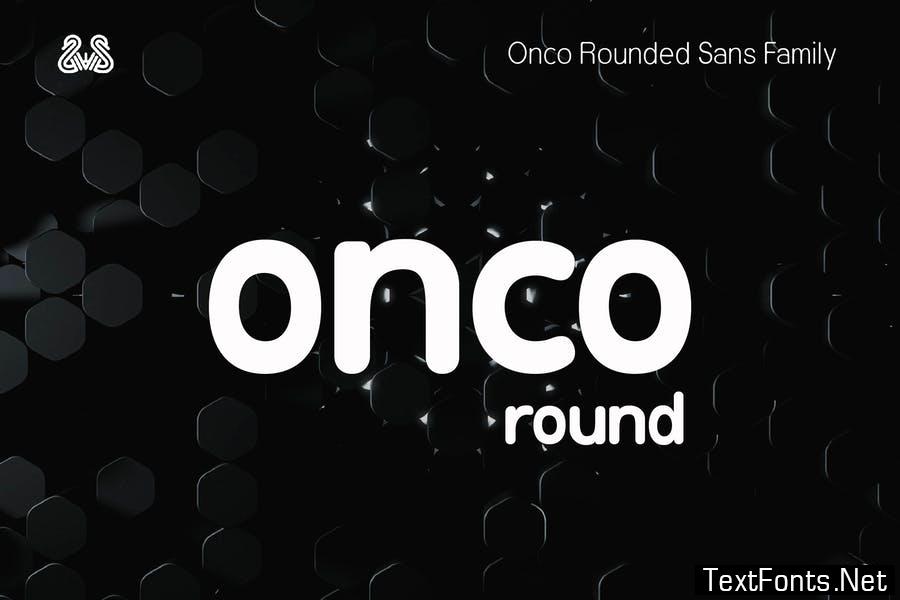 Onco - Rounded Sans Family Font