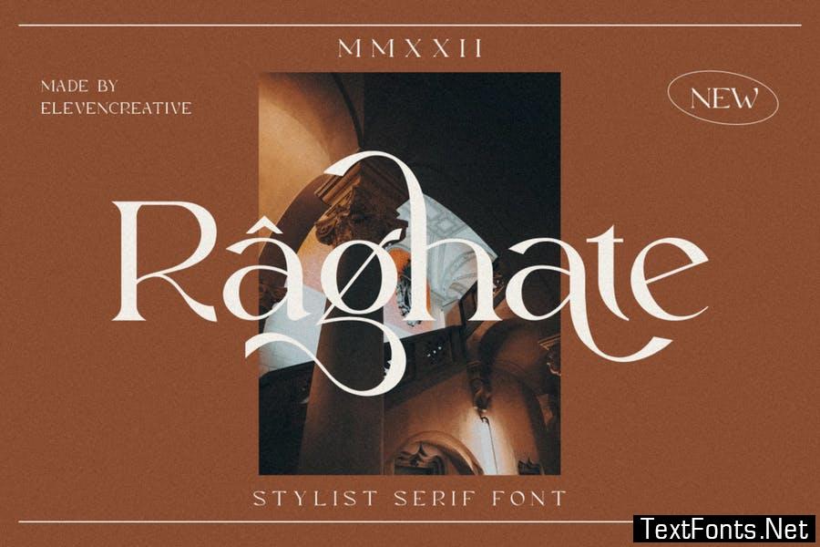 Raghate Serif New Font
