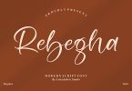 Rebegha Modern Script Font