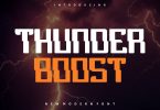 Thunder Boost Font