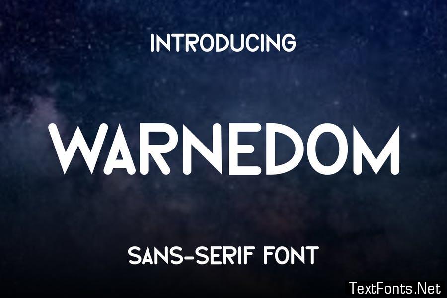 Warnedom Font