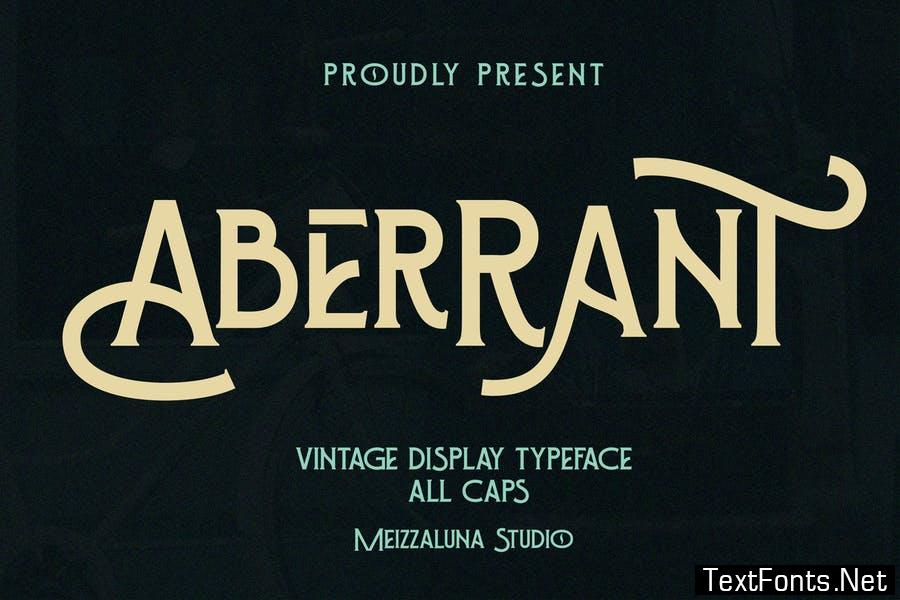 Aberrant Font