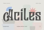 Aciles - Vintage Font