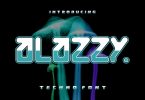 Alazzy font