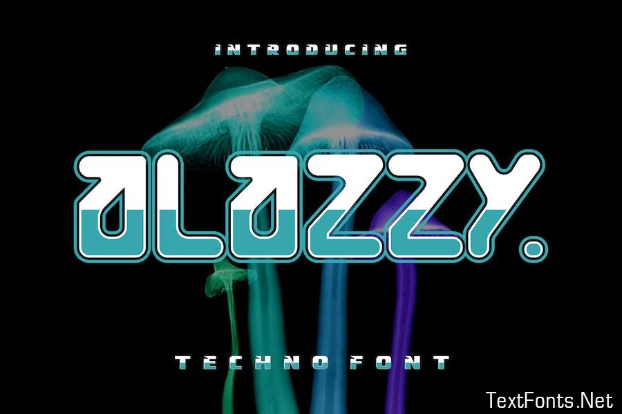 Alazzy font
