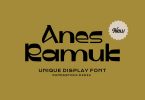 Anes Romuk Classic Fonts