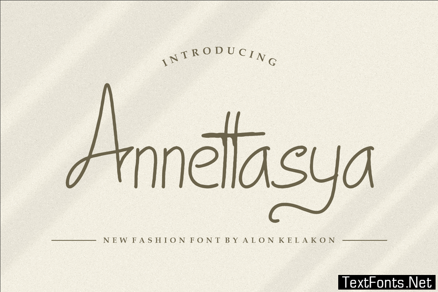 Annettasya Font