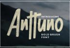 Anttuno | Bold Brush Font
