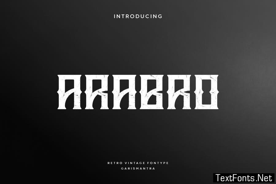 Arabro Font