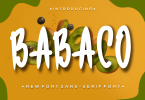 Babaco font