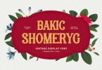 Bakic Shomer - Vintage Cursive Font