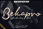 Bekapro Handwriting Font