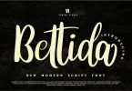 Bettida | Modern Script Font