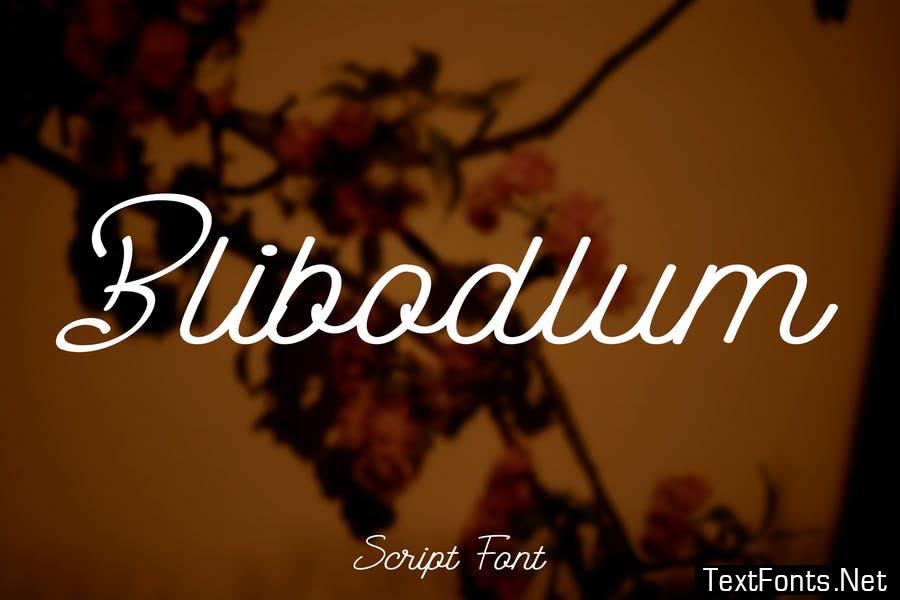 Blibodlum Font