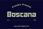 Boscano Font