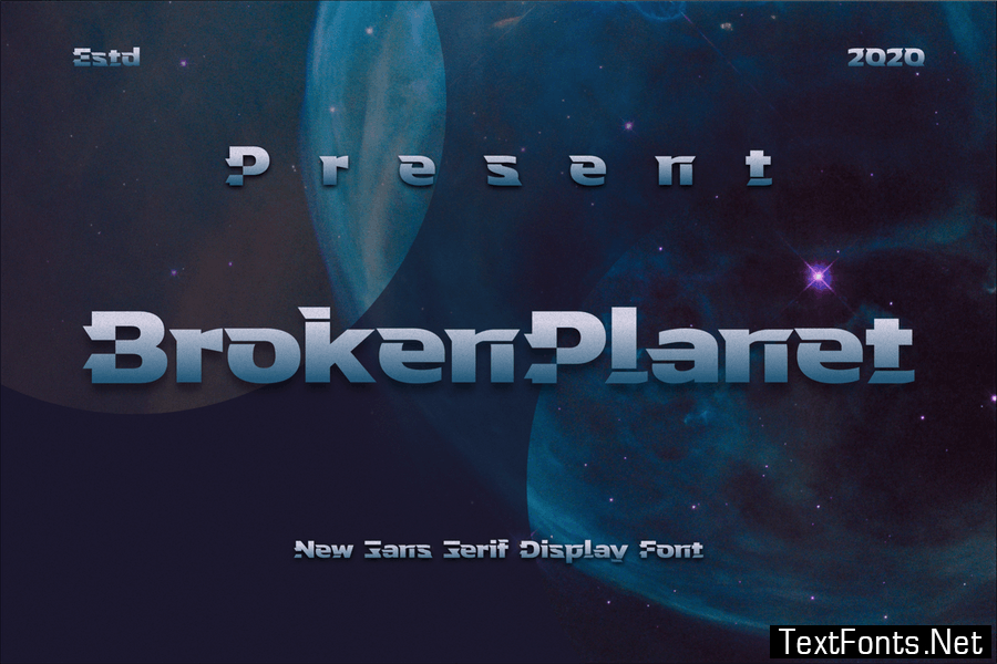 Broken Planet Font