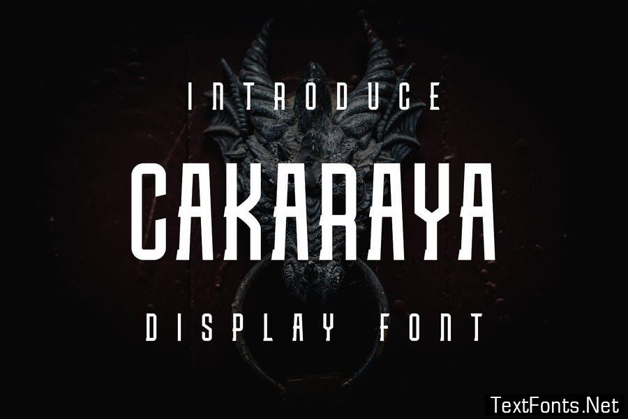 Cakaraya Font