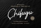 Chifuyu Signature Font