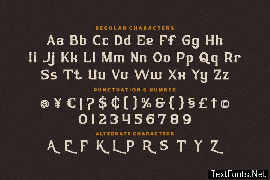 Cikond - Vintage Display Font