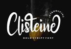 Clisteine | Bold Script Font