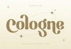 Cologne - Retro Beauty Display Font