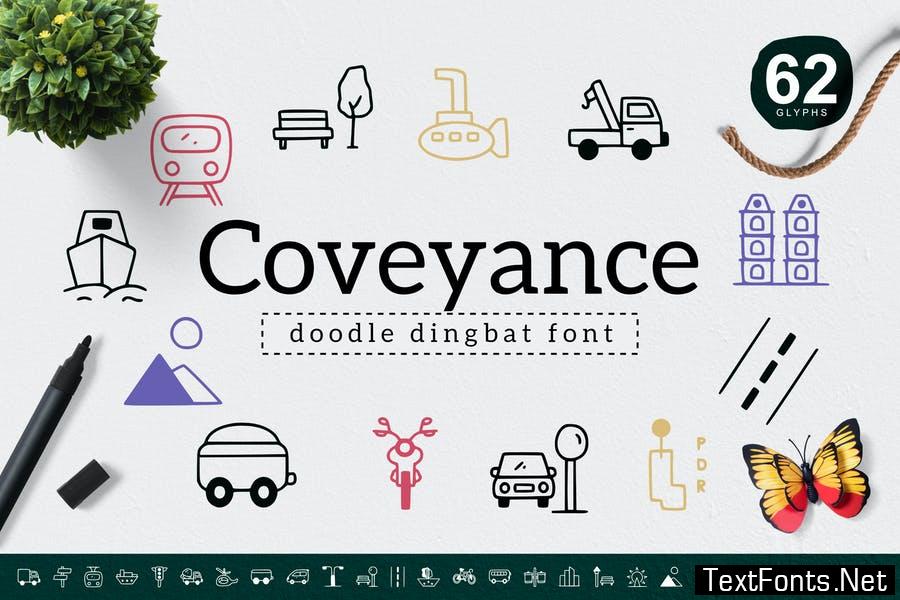 Conveyance Dingbat Font
