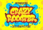 Crazy Rooster - Cute Graffiti Font
