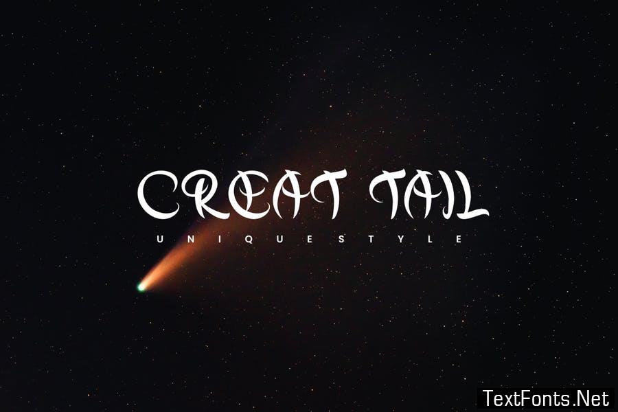 Creat Tail - Decorative Font