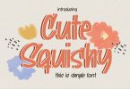 Cute Squishy - This Is Simple Font