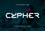 Cypher Futuristic Font