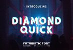 Diamond Quick Future Font