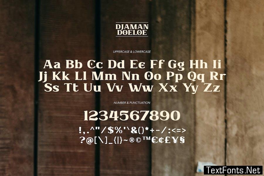 Djaman Doeloe - Old Type Font