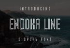 Endoka Line Font