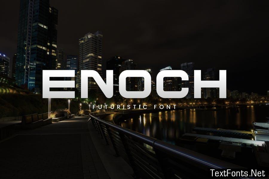 ENOCH - Futuristic Font
