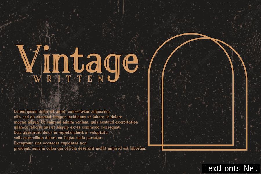 Evelline Catharine - Vintage Font