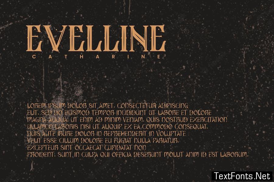 Evelline Catharine - Vintage Font